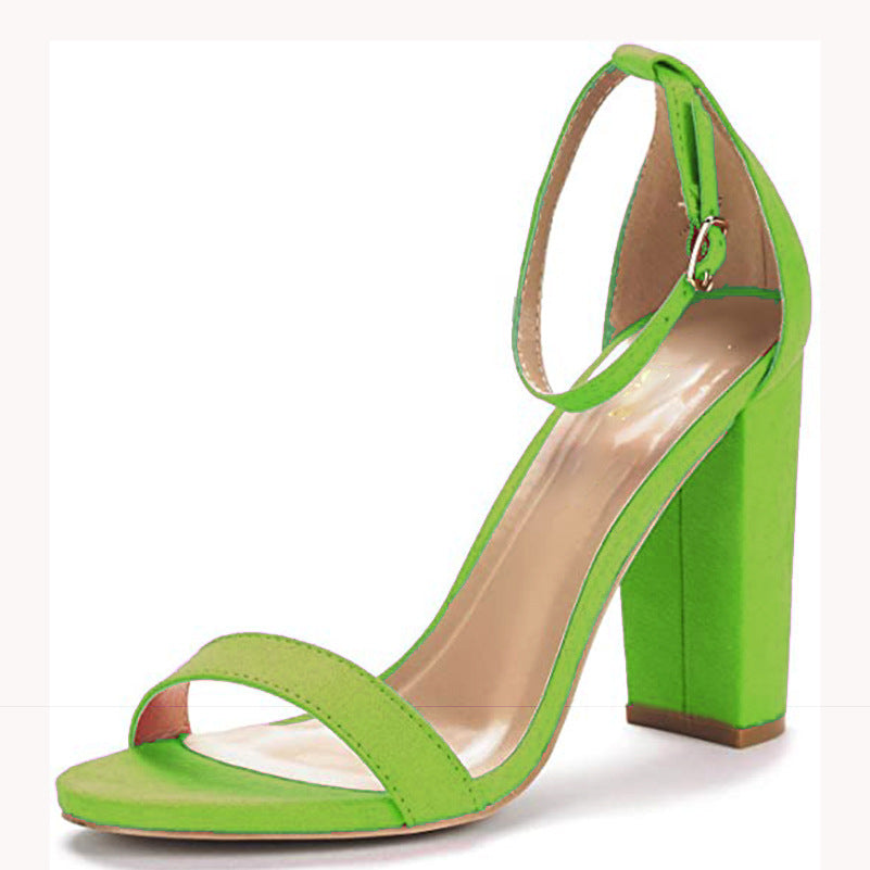 Neon Pulse Platform Heels